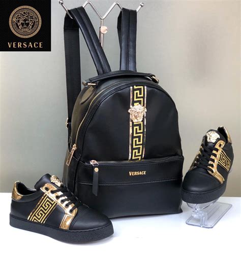 real versace backpack|versace backpack gift set.